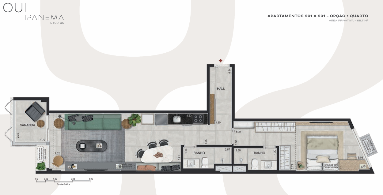 1 quarto