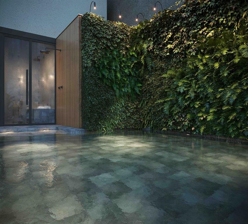 PISCINA E SAUNA DA COBERTURA